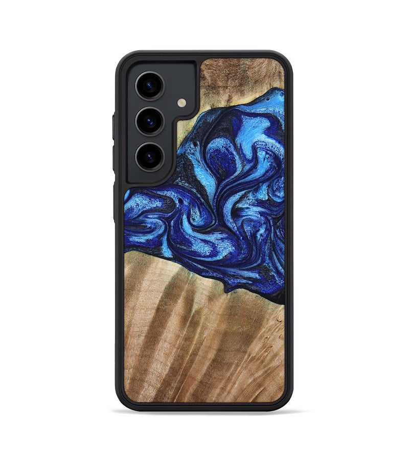 Galaxy S24 Wood Phone Case - Evan (Blue, 792764)