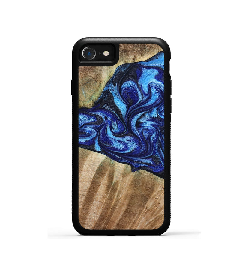 iPhone SE Wood Phone Case - Evan (Blue, 792764)