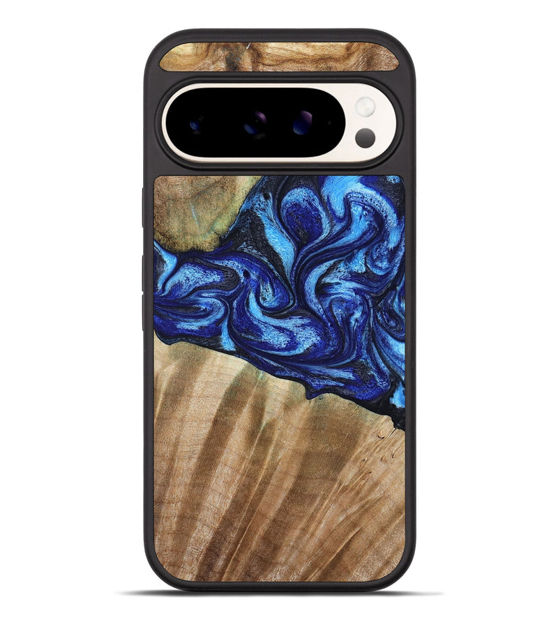 Pixel 10 Pro XL Wood Phone Case - Evan (Blue, 792764)