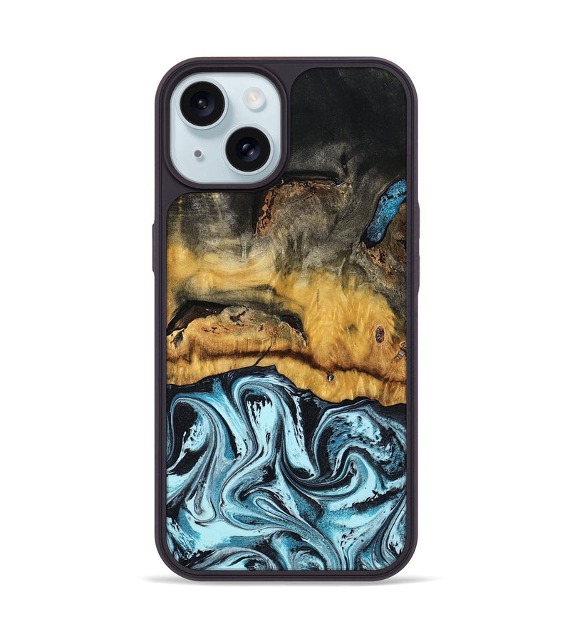 iPhone 15 Wood Phone Case - Silas (Ombre, 792766)
