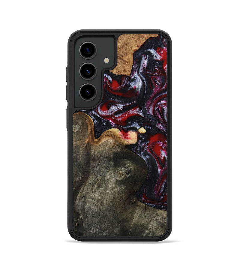 Galaxy S24 Wood Phone Case - Brittny (Red, 792800)
