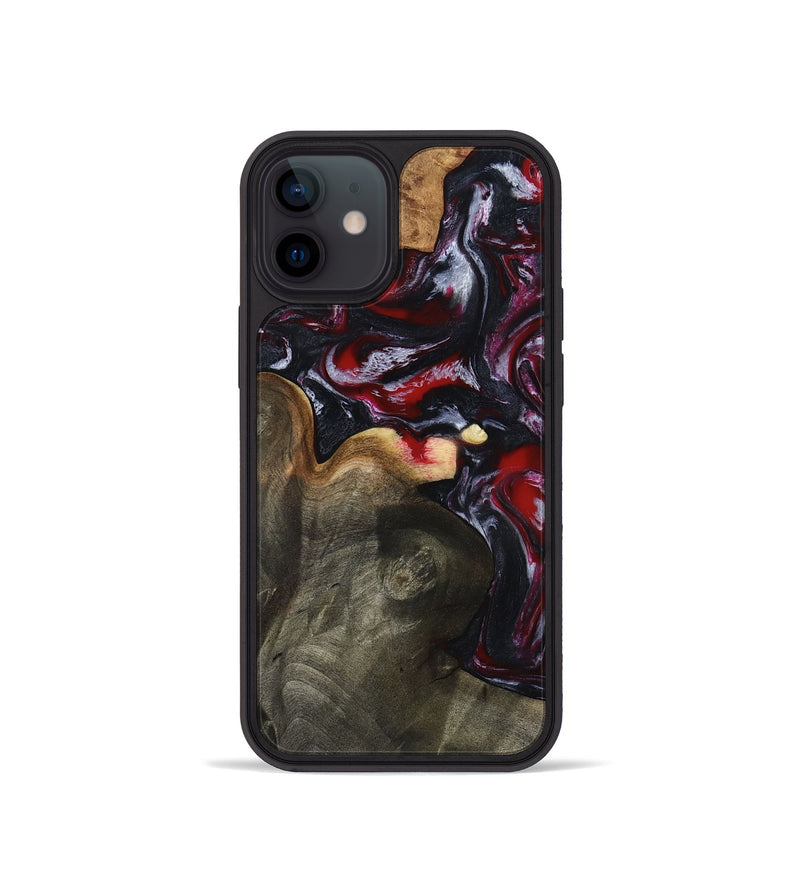 iPhone 12 mini Wood Phone Case - Brittny (Red, 792800)