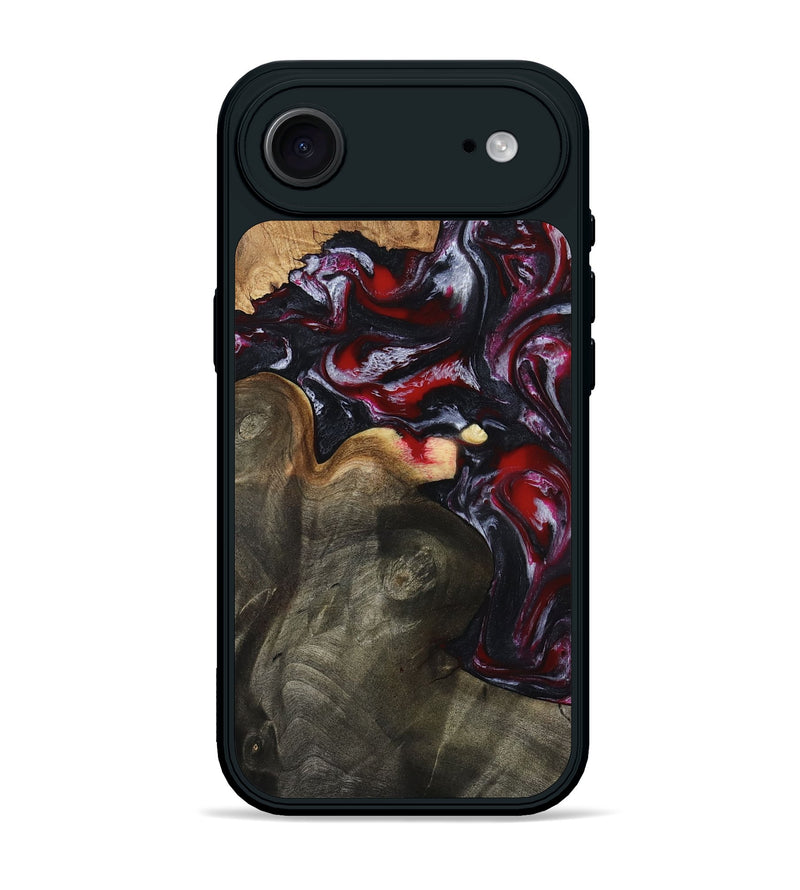 iPhone 17 Air Wood Phone Case - Brittny (Red, 792800)