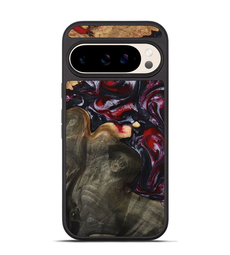 Pixel 10 Wood Phone Case - Brittny (Red, 792800)