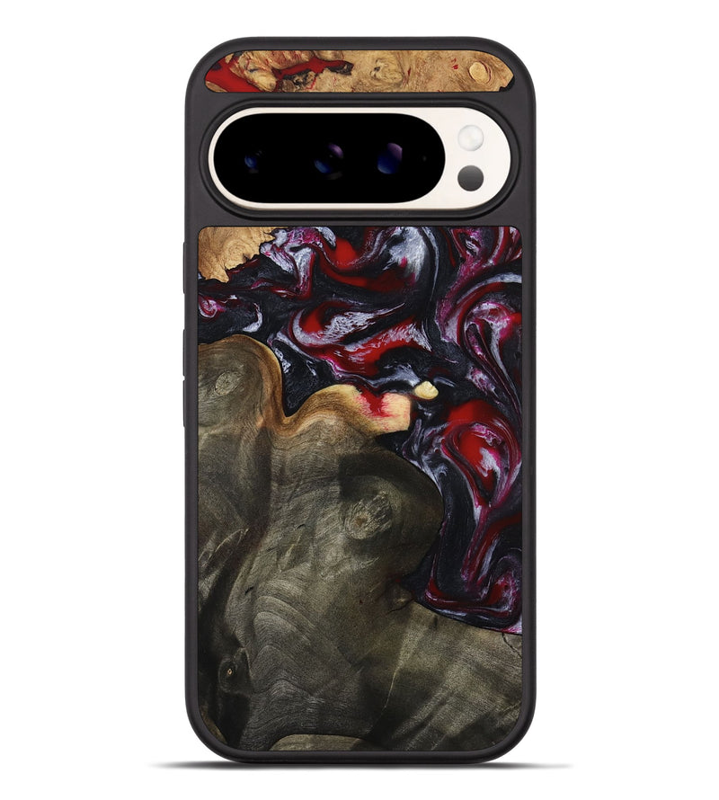 Pixel 9 Pro XL Wood Phone Case - Brittny (Red, 792800)