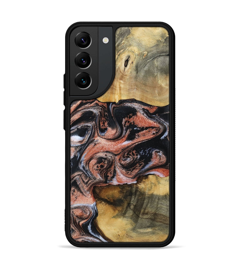 Galaxy S22 Plus Wood Phone Case - Tanika (Black & White, 792806)