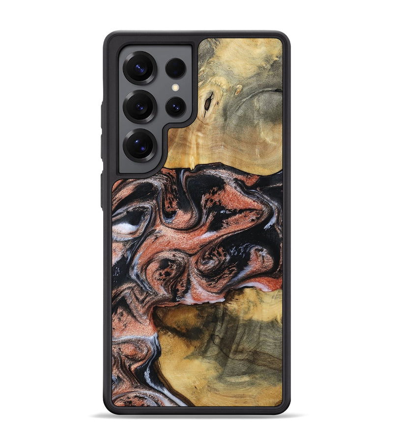 Galaxy S25 Ultra Wood Phone Case - Tanika (Black & White, 792806)