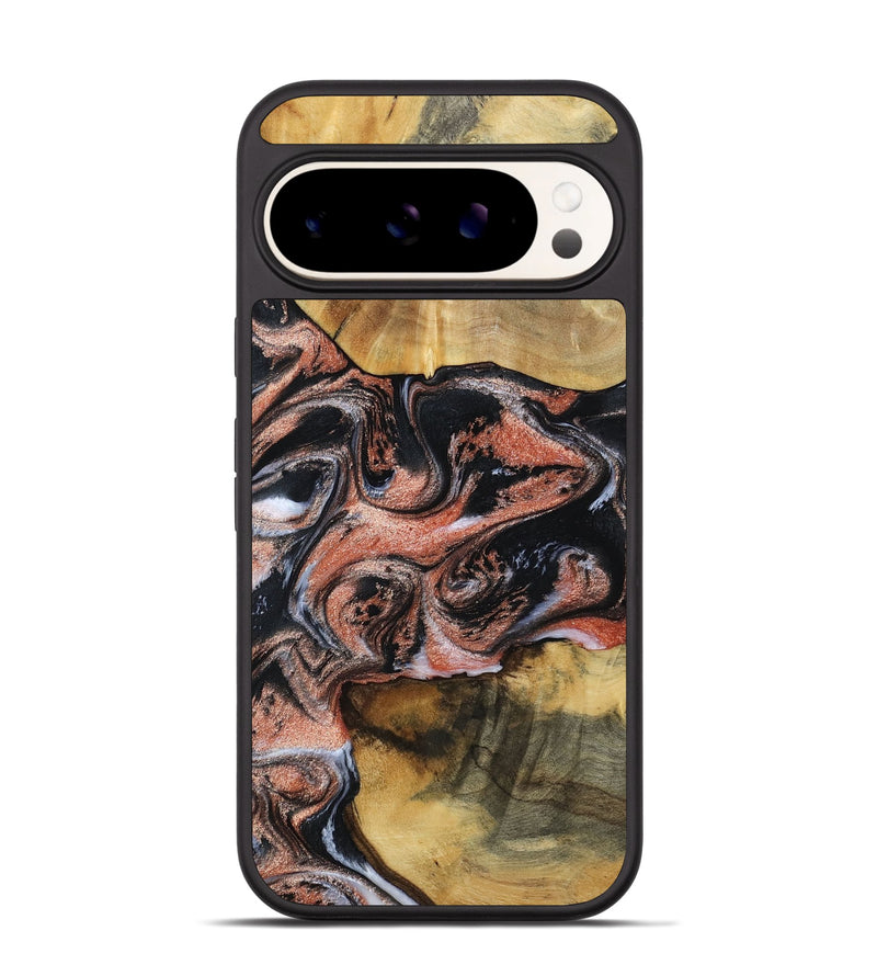 Pixel 9 Pro Wood Phone Case - Tanika (Black & White, 792806)