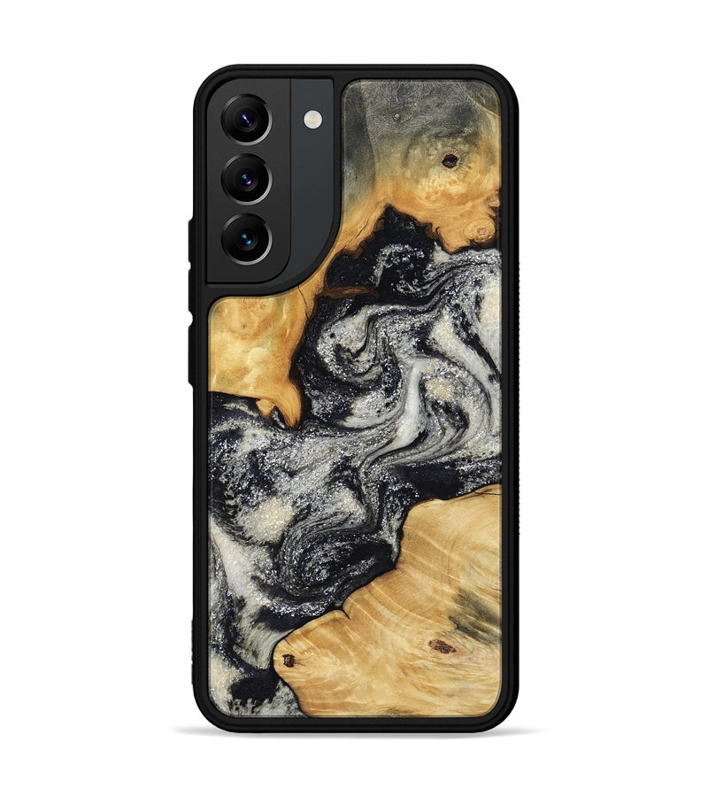 Galaxy S22 Plus Wood Phone Case - Raleigh (Black & White, 792810)
