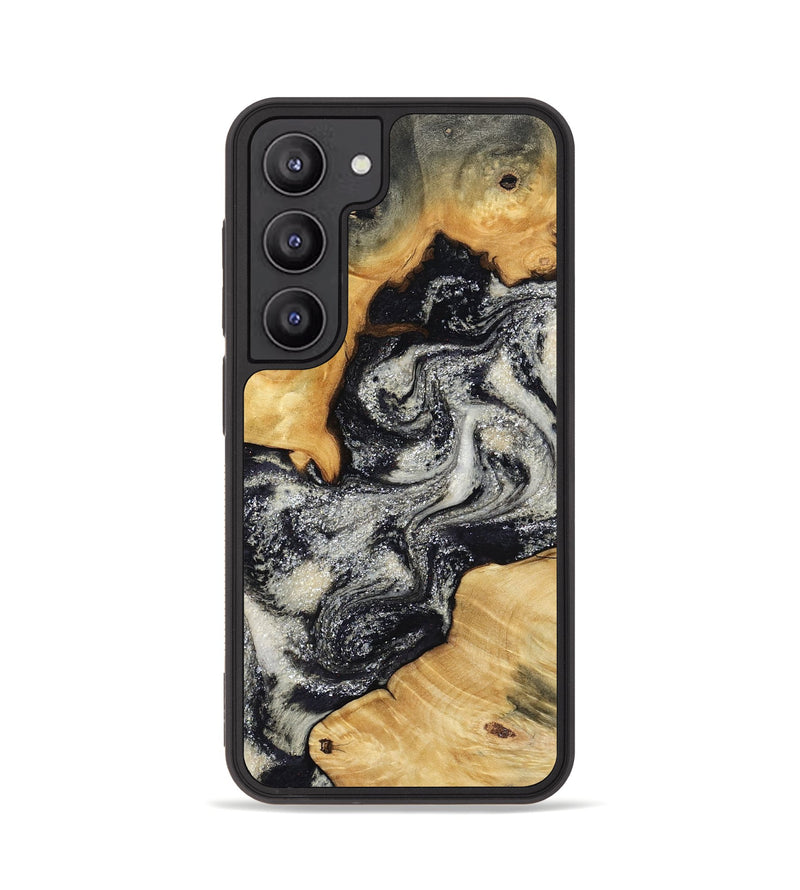 Galaxy S23 Wood Phone Case - Raleigh (Black & White, 792810)