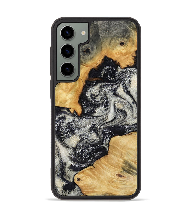Galaxy S23 Plus Wood Phone Case - Raleigh (Black & White, 792810)
