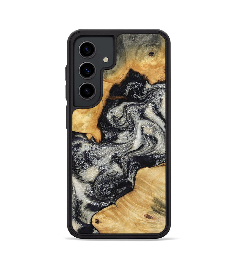 Galaxy S24 Wood Phone Case - Raleigh (Black & White, 792810)