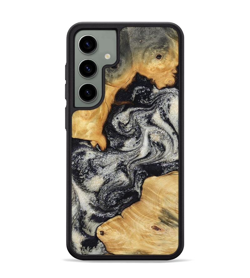 Galaxy S24 Plus Wood Phone Case - Raleigh (Black & White, 792810)