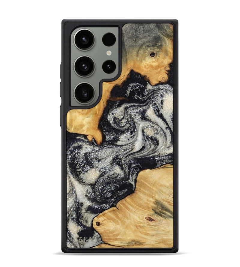Galaxy S24 Ultra Wood Phone Case - Raleigh (Black & White, 792810)