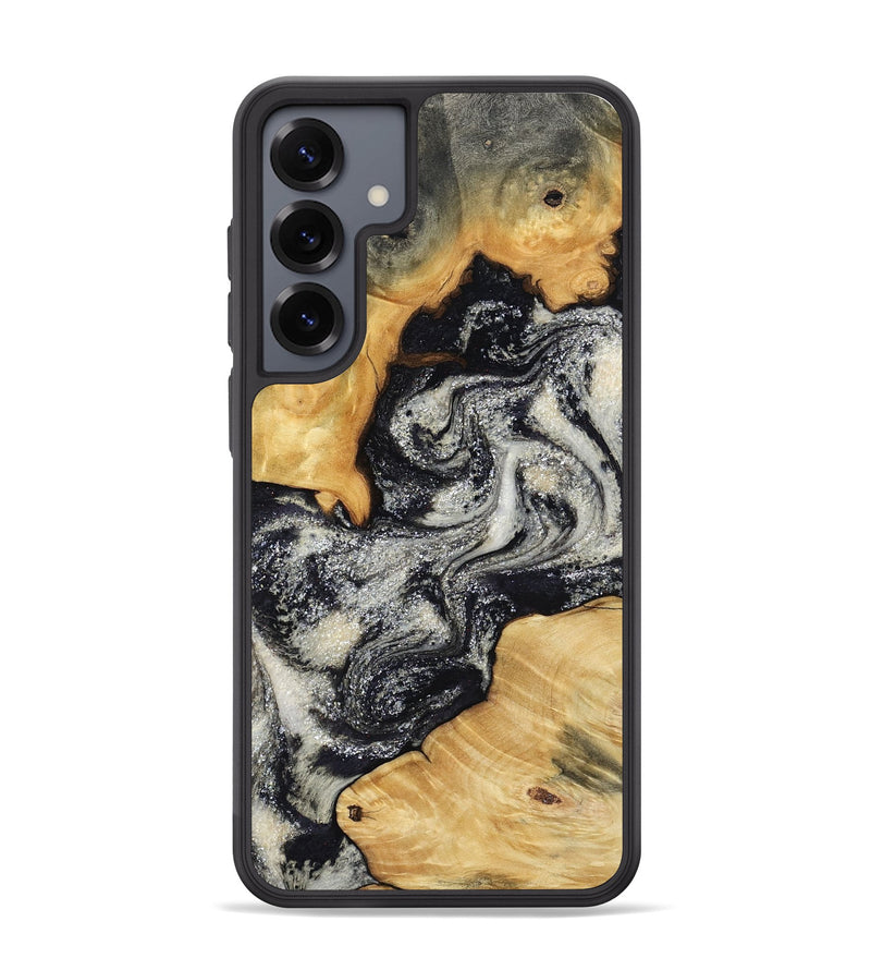 Galaxy S25 Plus Wood Phone Case - Raleigh (Black & White, 792810)