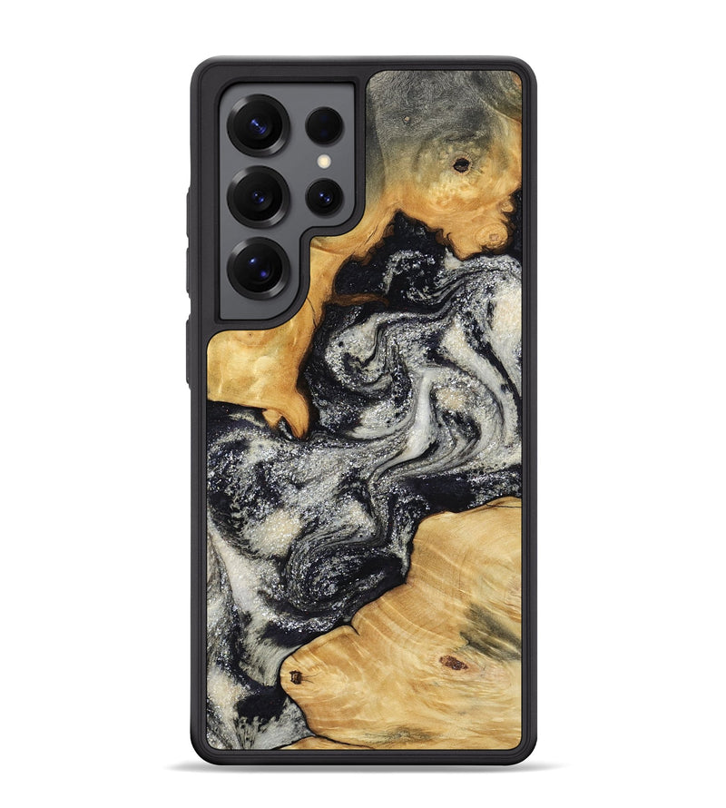 Galaxy S25 Ultra Wood Phone Case - Raleigh (Black & White, 792810)