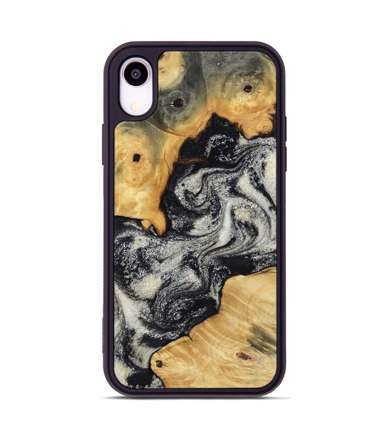 iPhone Xr Wood Phone Case - Raleigh (Black & White, 792810)