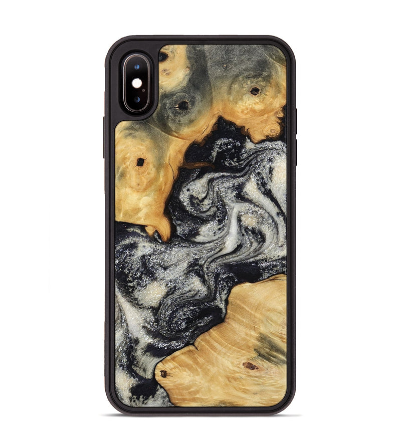 iPhone Xs Max Wood Phone Case - Raleigh (Black & White, 792810)