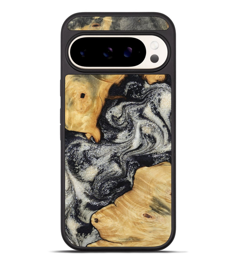 Pixel 9 Pro XL Wood Phone Case - Raleigh (Black & White, 792810)