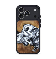iPhone 17 Pro Wood Phone Case - Taniya (Black & White, 792811)