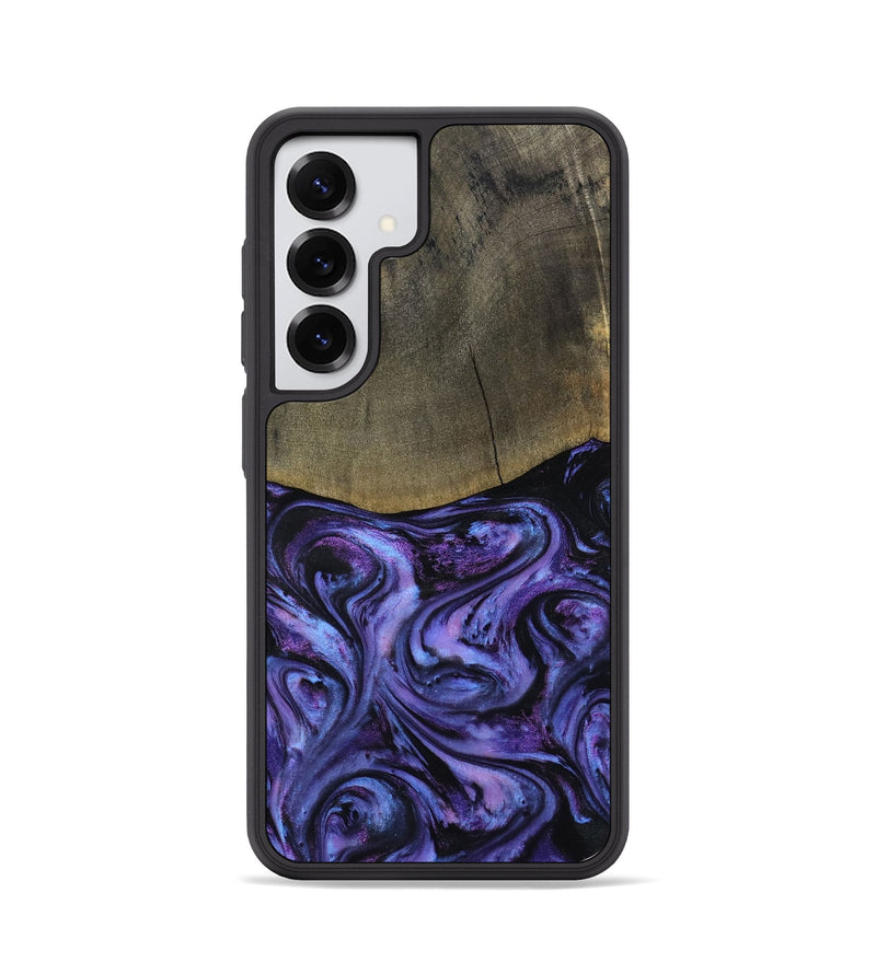 Galaxy S25 Wood Phone Case - Elvira (Purple, 792827)