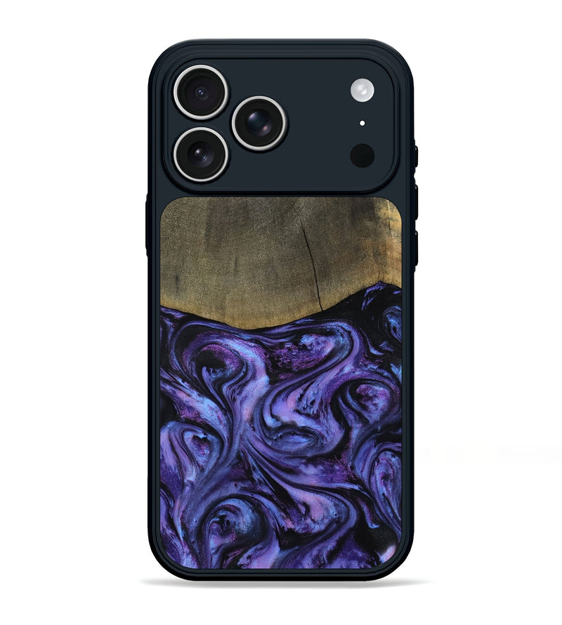 iPhone 17 Pro Max Wood Phone Case - Elvira (Purple, 792827)