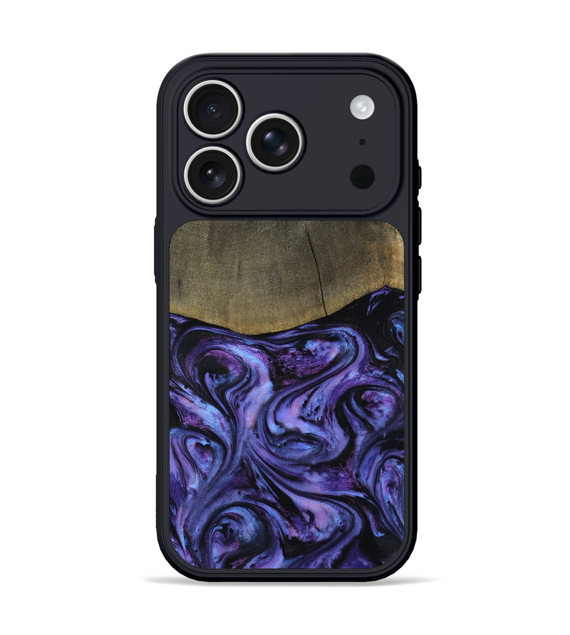 iPhone 17 Pro Wood Phone Case - Elvira (Purple, 792827)