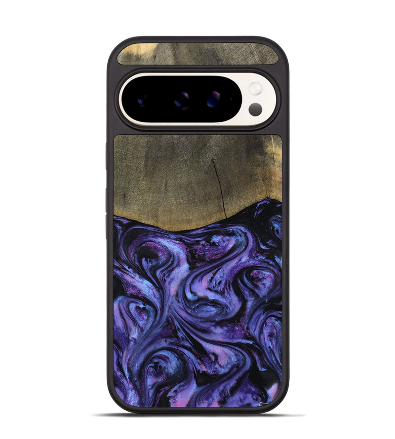 Pixel 9 Pro Wood Phone Case - Elvira (Purple, 792827)