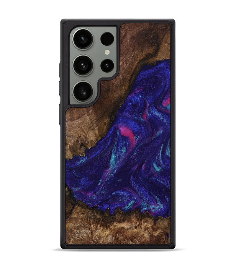 Galaxy S24 Ultra Wood Phone Case - Abby (Purple, 792829)