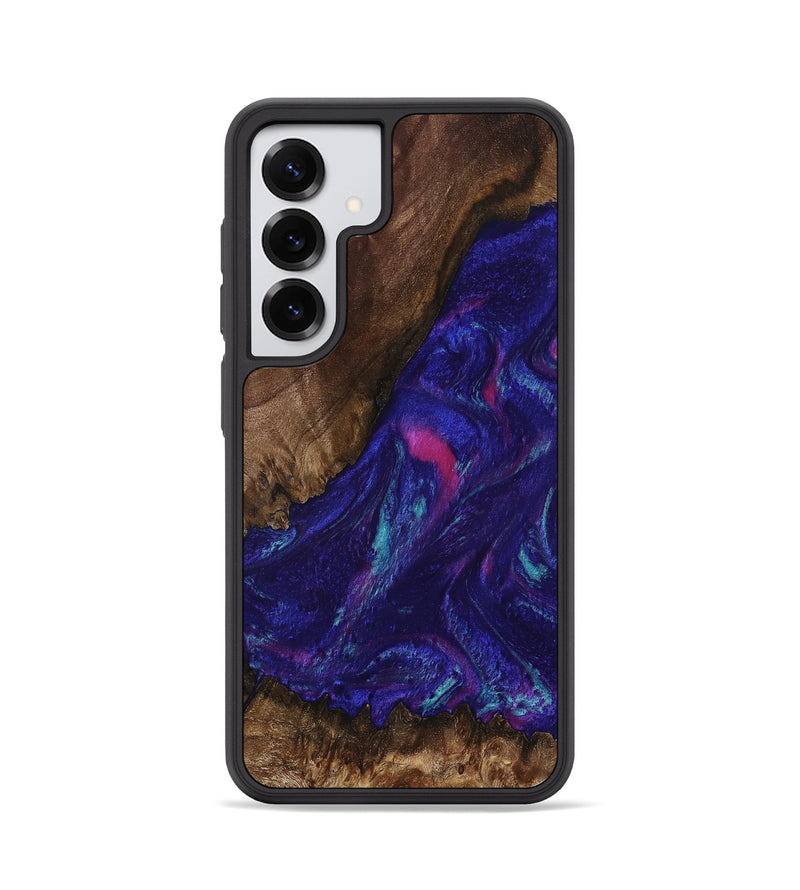 Galaxy S25 Wood Phone Case - Abby (Purple, 792829)
