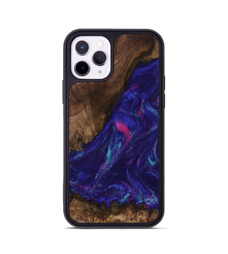iPhone 11 Pro Wood Phone Case - Abby (Purple, 792829)