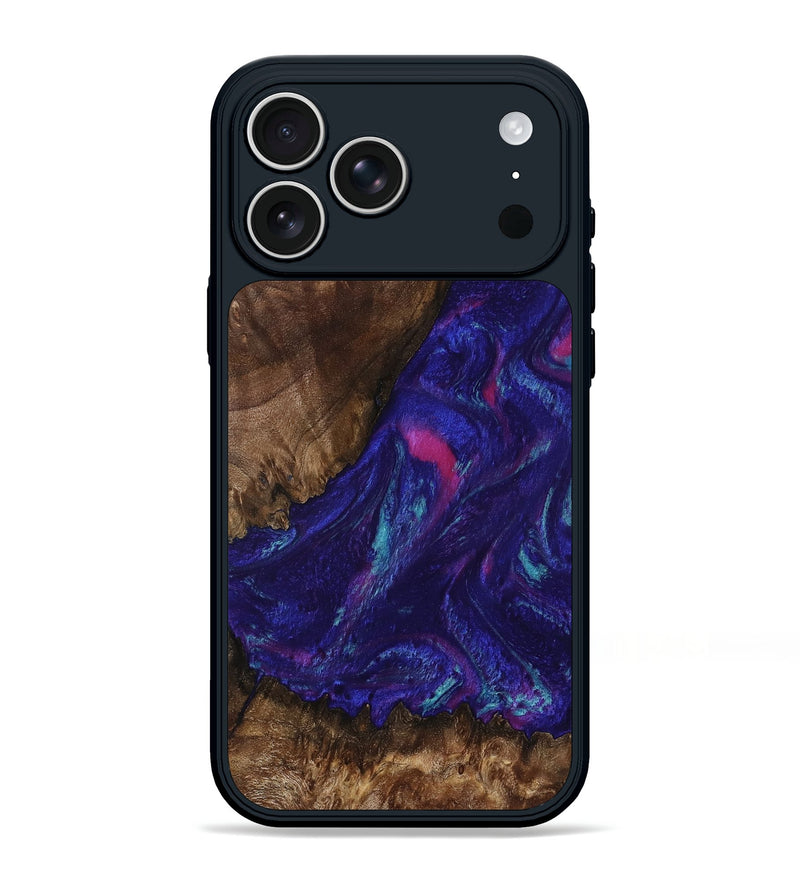 iPhone 17 Pro Max Wood Phone Case - Abby (Purple, 792829)