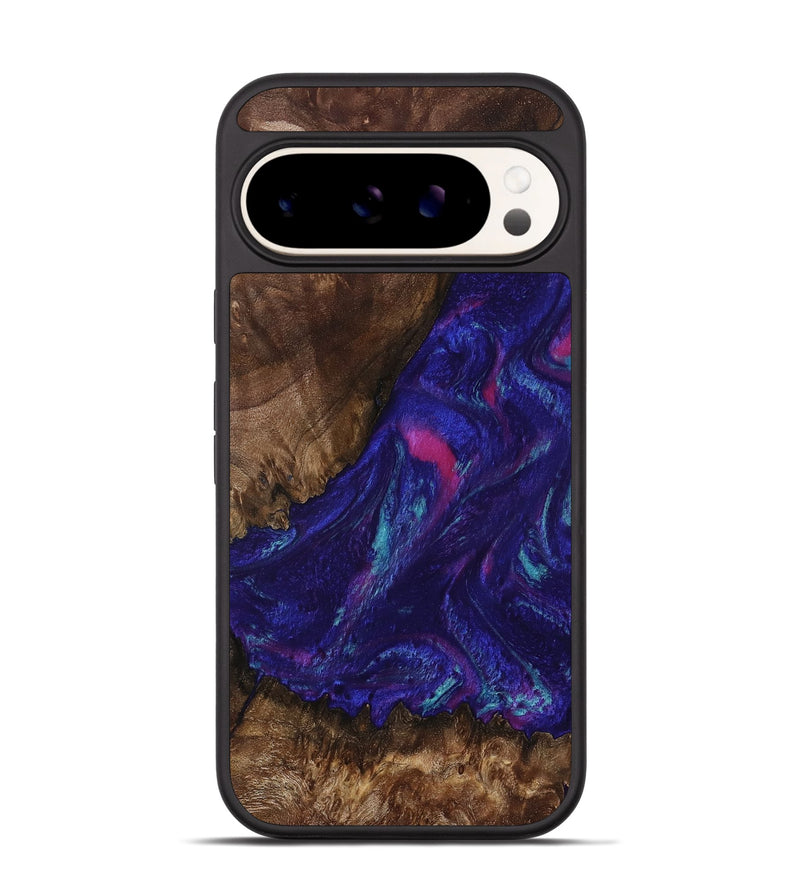Pixel 9 Pro Wood Phone Case - Abby (Purple, 792829)