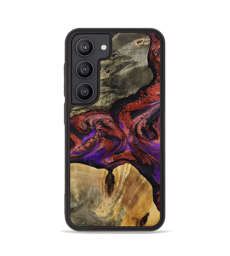 Galaxy S23 Wood Phone Case - Johanna (Purple, 792833)