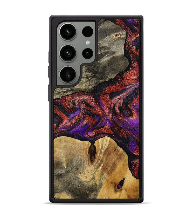 Galaxy S24 Ultra Wood Phone Case - Johanna (Purple, 792833)