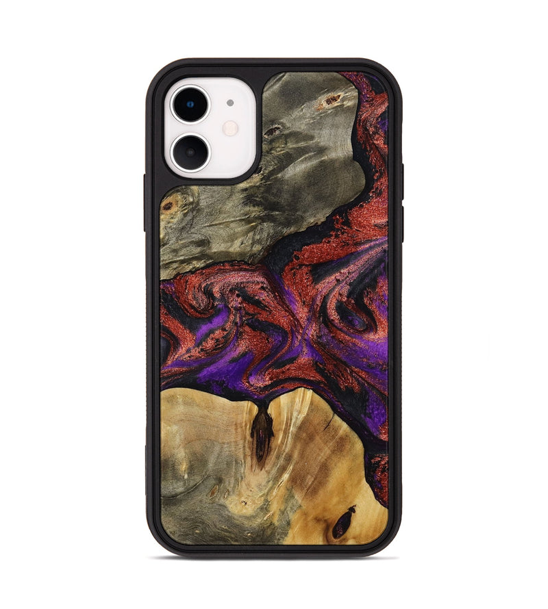 iPhone 11 Wood Phone Case - Johanna (Purple, 792833)