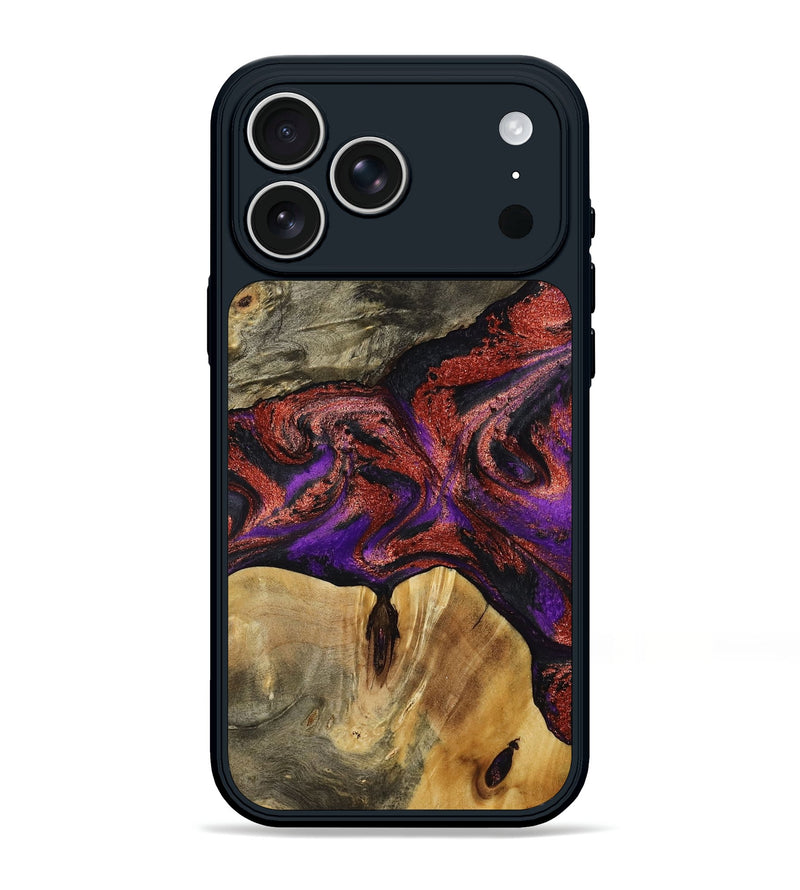 iPhone 17 Pro Max Wood Phone Case - Johanna (Purple, 792833)
