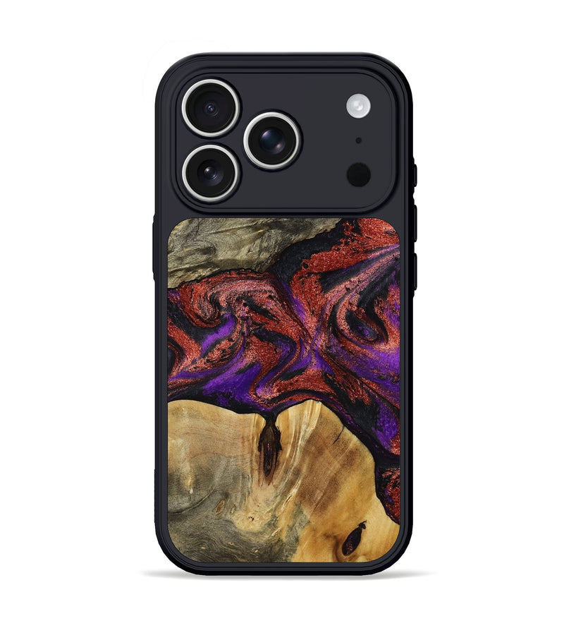 iPhone 17 Pro Wood Phone Case - Johanna (Purple, 792833)