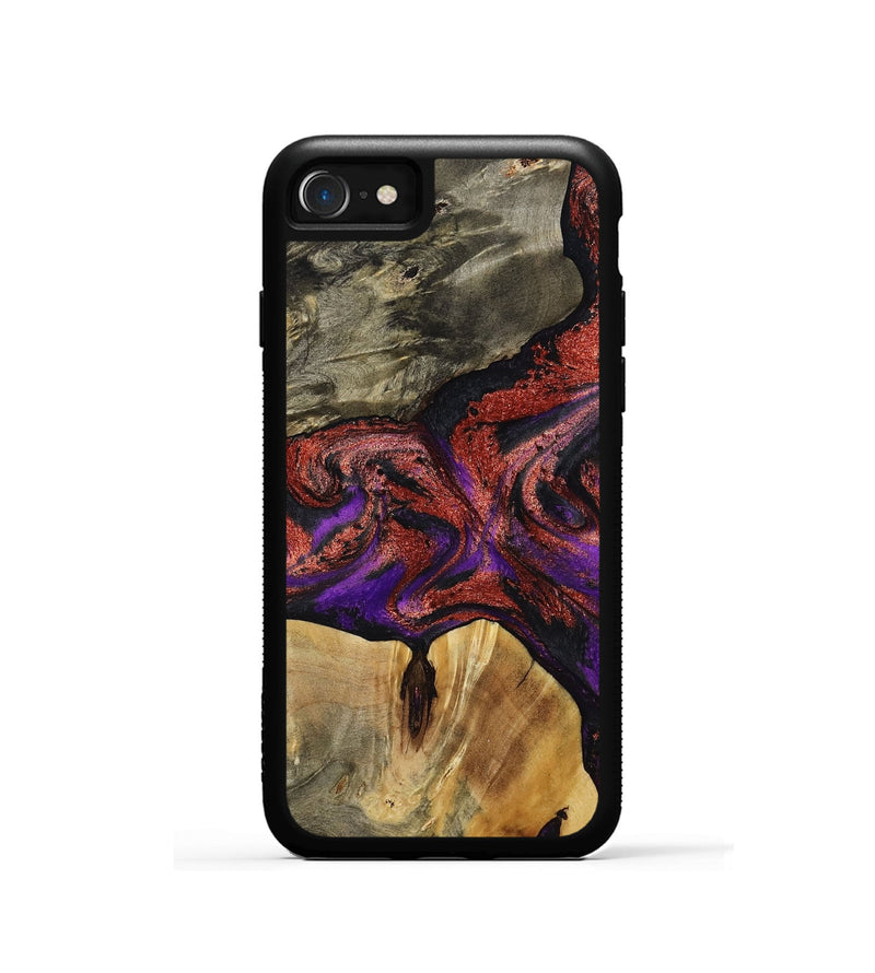 iPhone SE Wood Phone Case - Johanna (Purple, 792833)