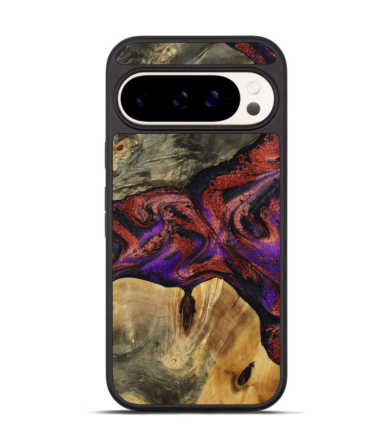 Pixel 9 Wood Phone Case - Johanna (Purple, 792833)