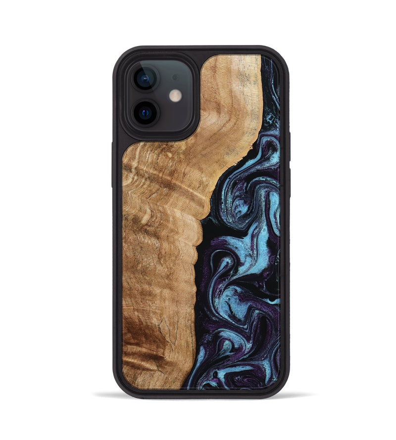 iPhone 12 Wood Phone Case - Payten (Purple, 792837)