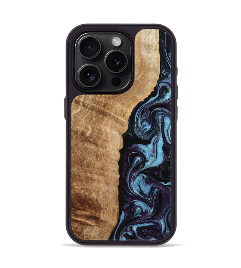 iPhone 15 Pro Wood Phone Case - Payten (Purple, 792837)