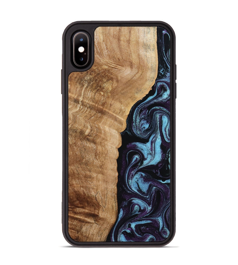 iPhone Xs Max Wood Phone Case - Payten (Purple, 792837)