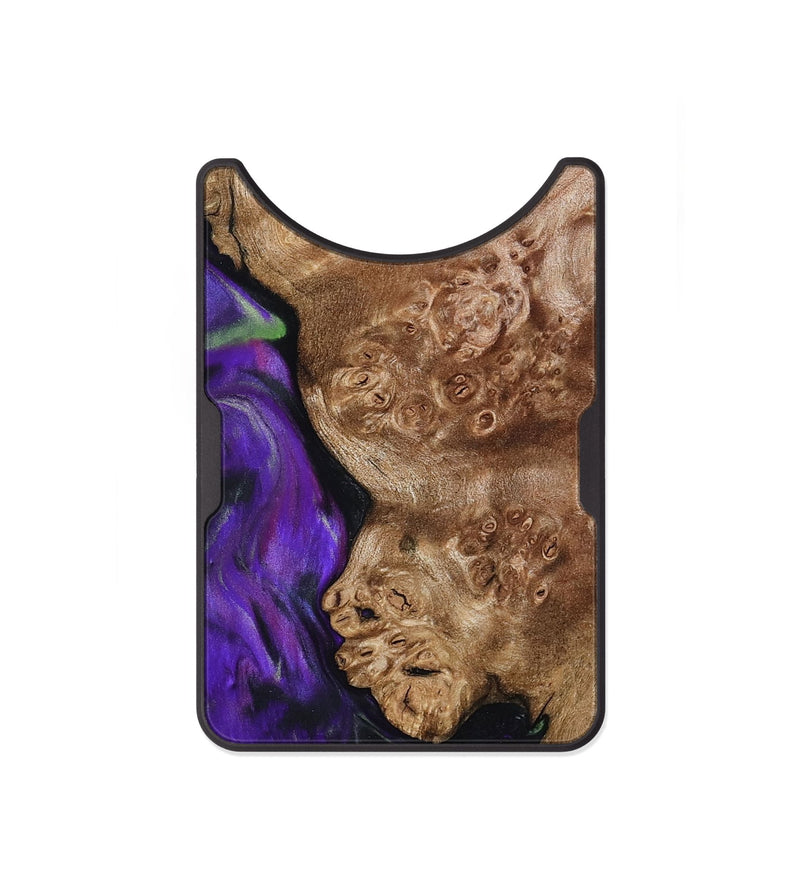 Alloy Wood Wallet - Jacalyn (Purple, 792838)