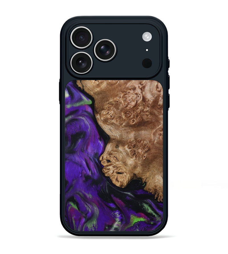 iPhone 17 Pro Max Wood Phone Case - Jacalyn (Purple, 792838)