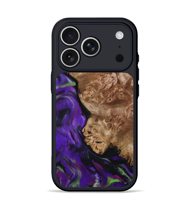 iPhone 17 Pro Wood Phone Case - Jacalyn (Purple, 792838)