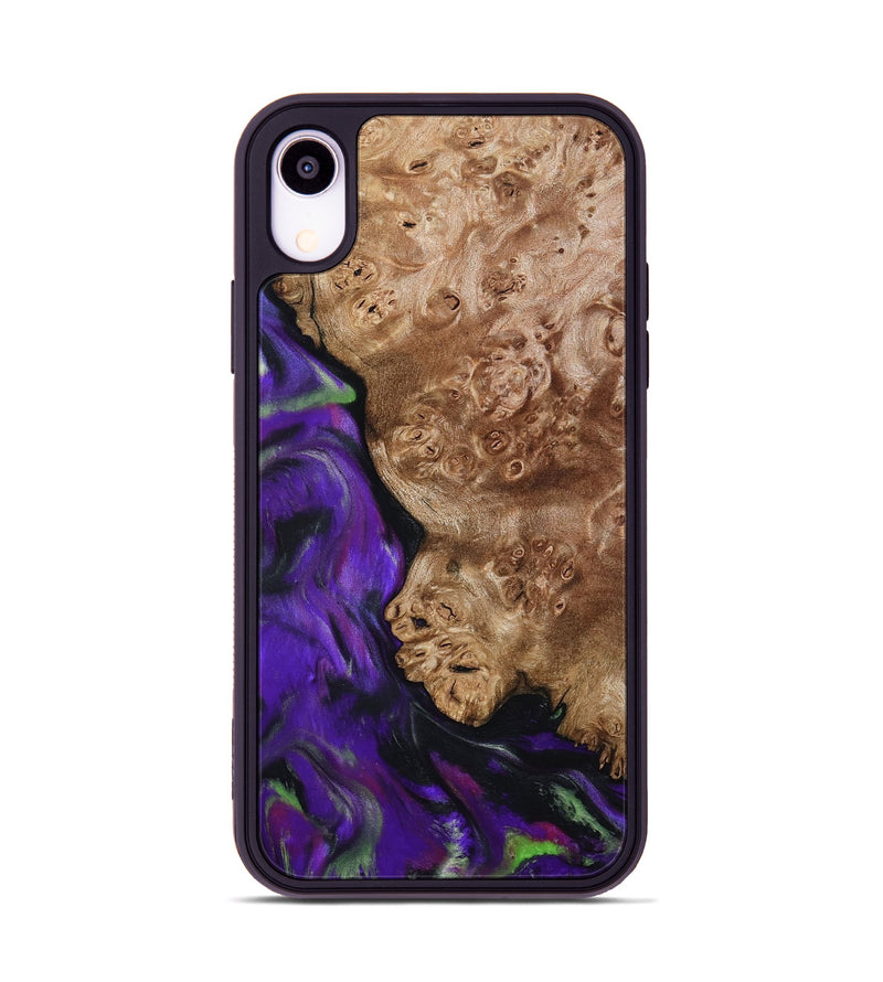 iPhone Xr Wood Phone Case - Jacalyn (Purple, 792838)