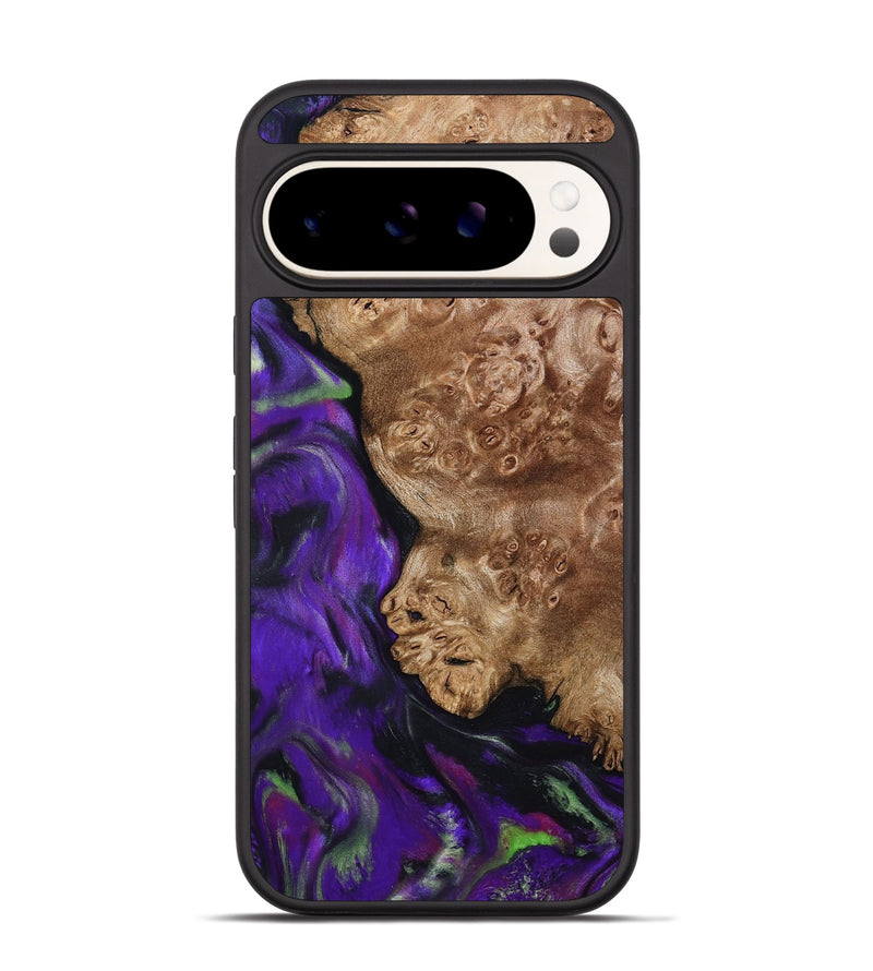 Pixel 9 Pro Wood Phone Case - Jacalyn (Purple, 792838)