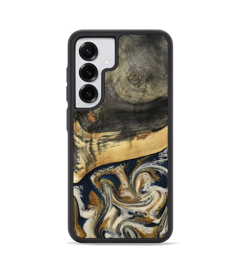 Galaxy S25 Wood Phone Case - Zain (Teal & Gold, 792844)