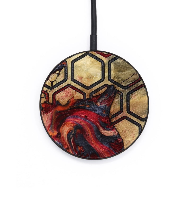 Circle Wood Wireless Charger - Daleyza (Pattern, 792864)